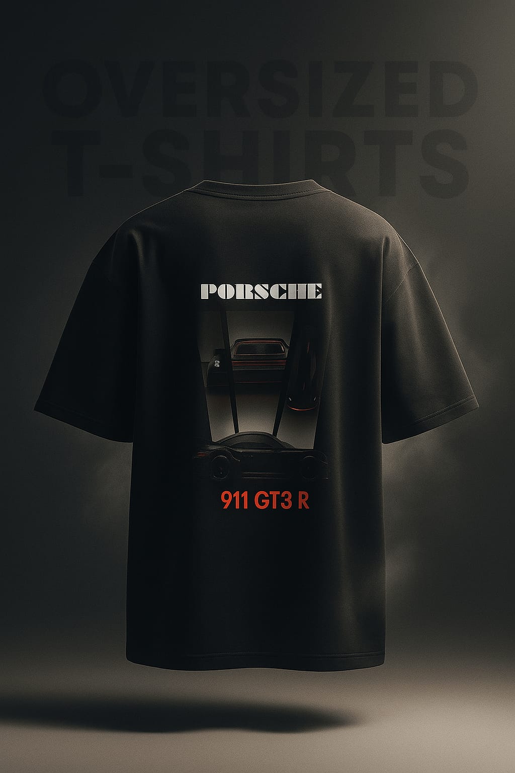 "Porsche Legacy Oversized Tee | Premium Streetwear for Car Enthusiasts"