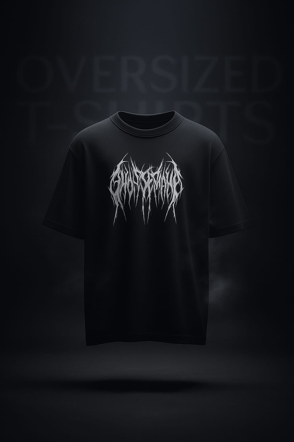 "Shadowcore Oversized Graphic T-Shirt – Dark Streetwear Edition"