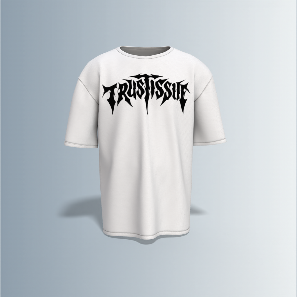 "trustissue and faith" quote written - Premium Cotton Oversized T-Shirt