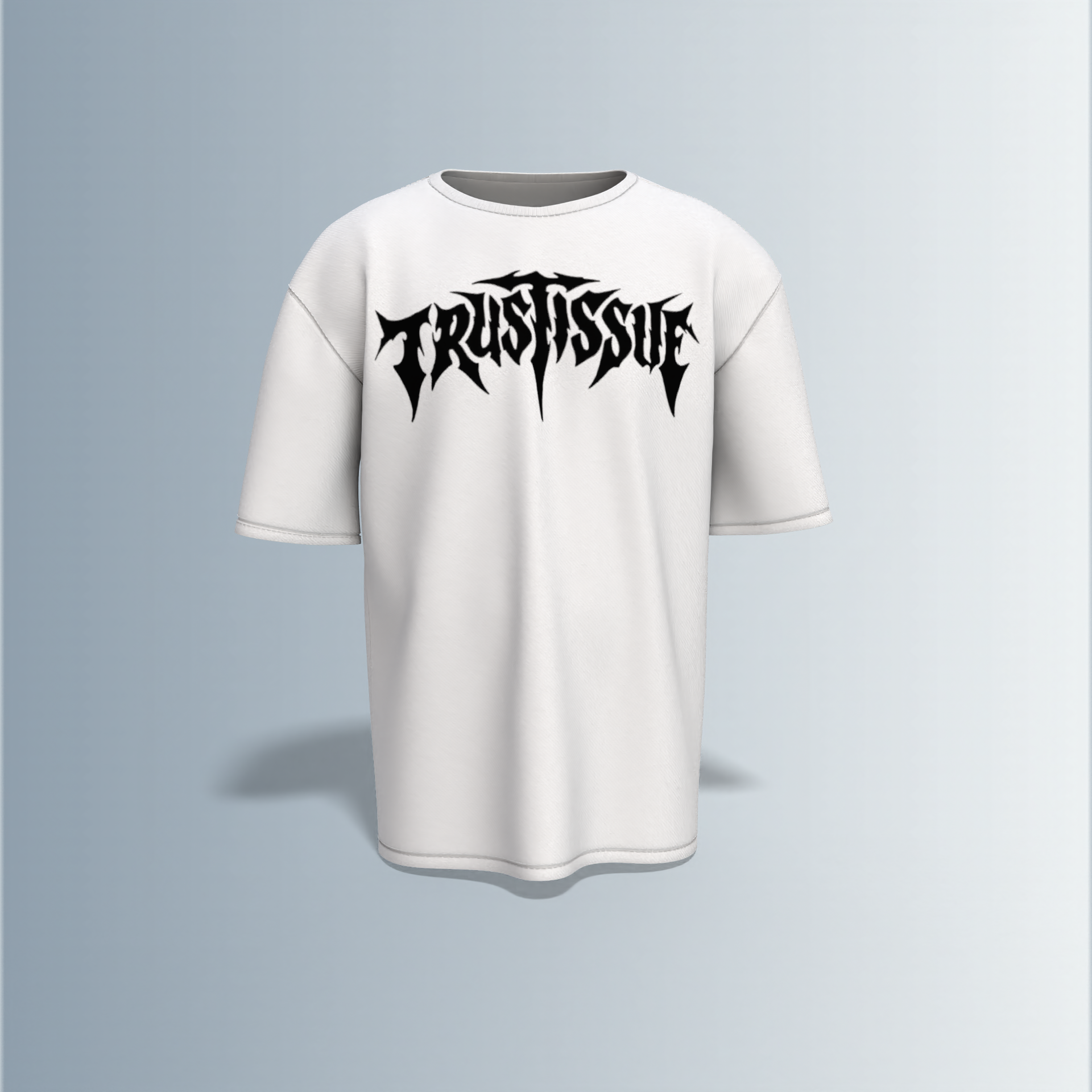 "trustissue and faith" quote written - Premium Cotton Oversized T-Shirt