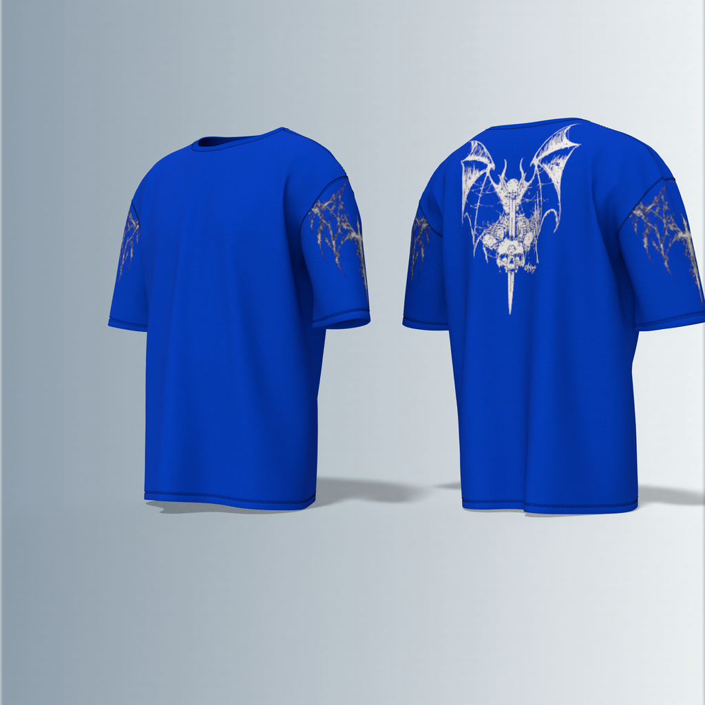Shadow Thorns Tee – Gothic Sleeve Tattoo Edition Oversized Tshirt