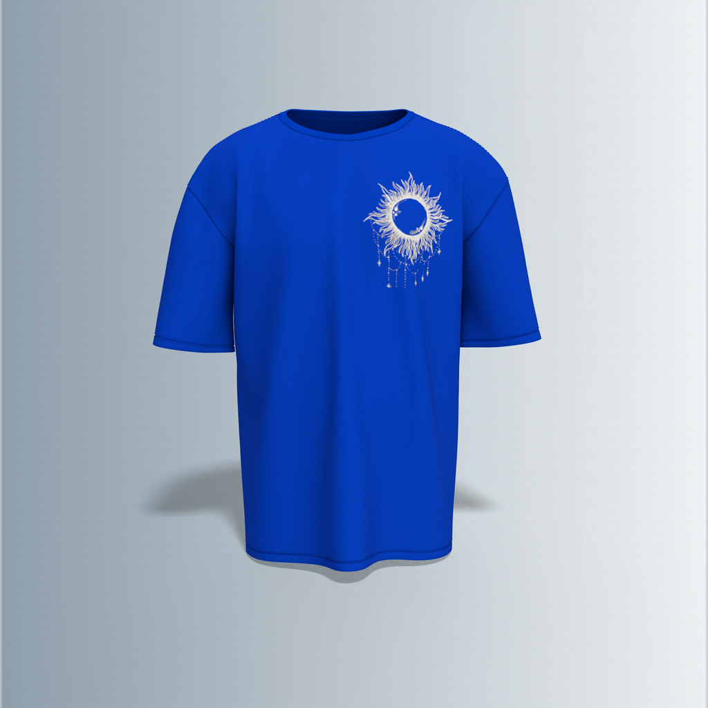 Cyber-gothic or techwear fantasy- Premium Cotton Oversized T-Shirt