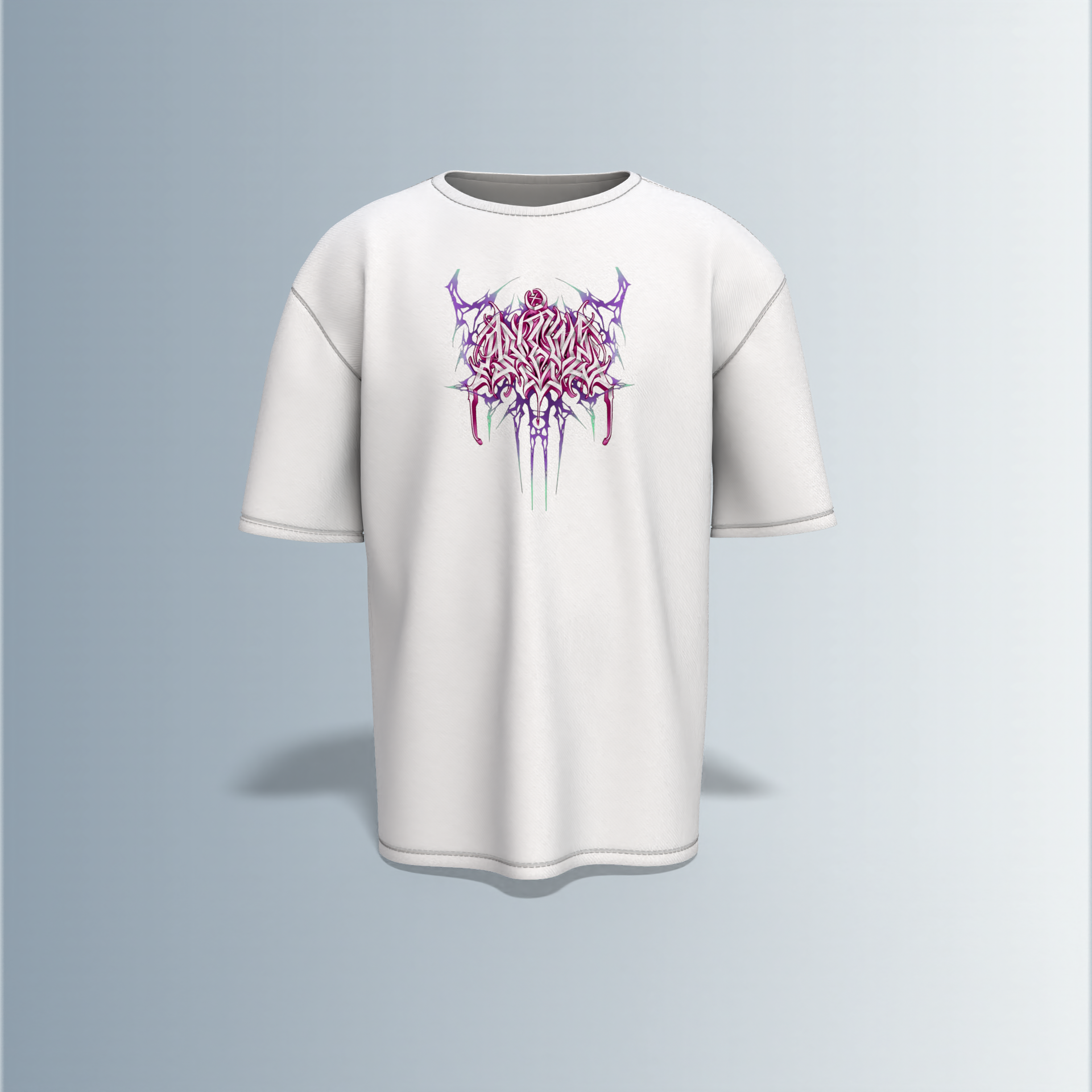 "Horrorcore streetwear"- Premium Cotton Oversized T-Shirt