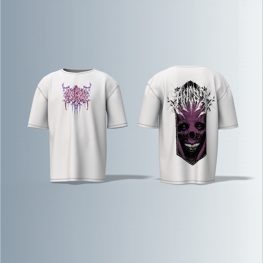"Horrorcore streetwear"- Premium Cotton Oversized T-Shirt