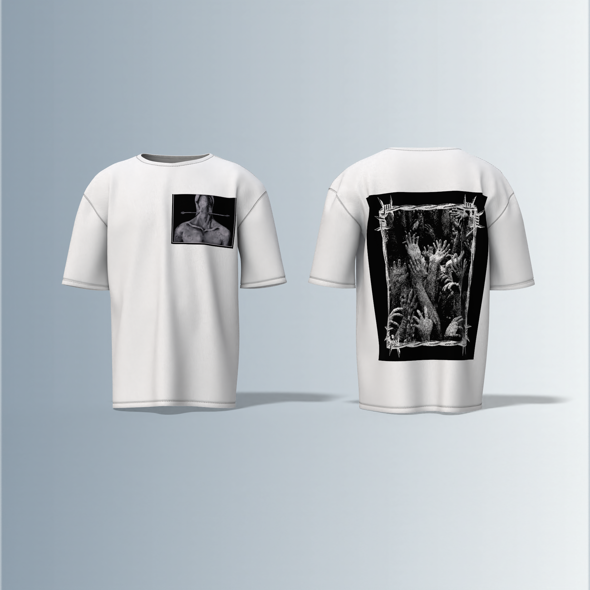 Macabre- Premium Cotton Oversized T-Shirt