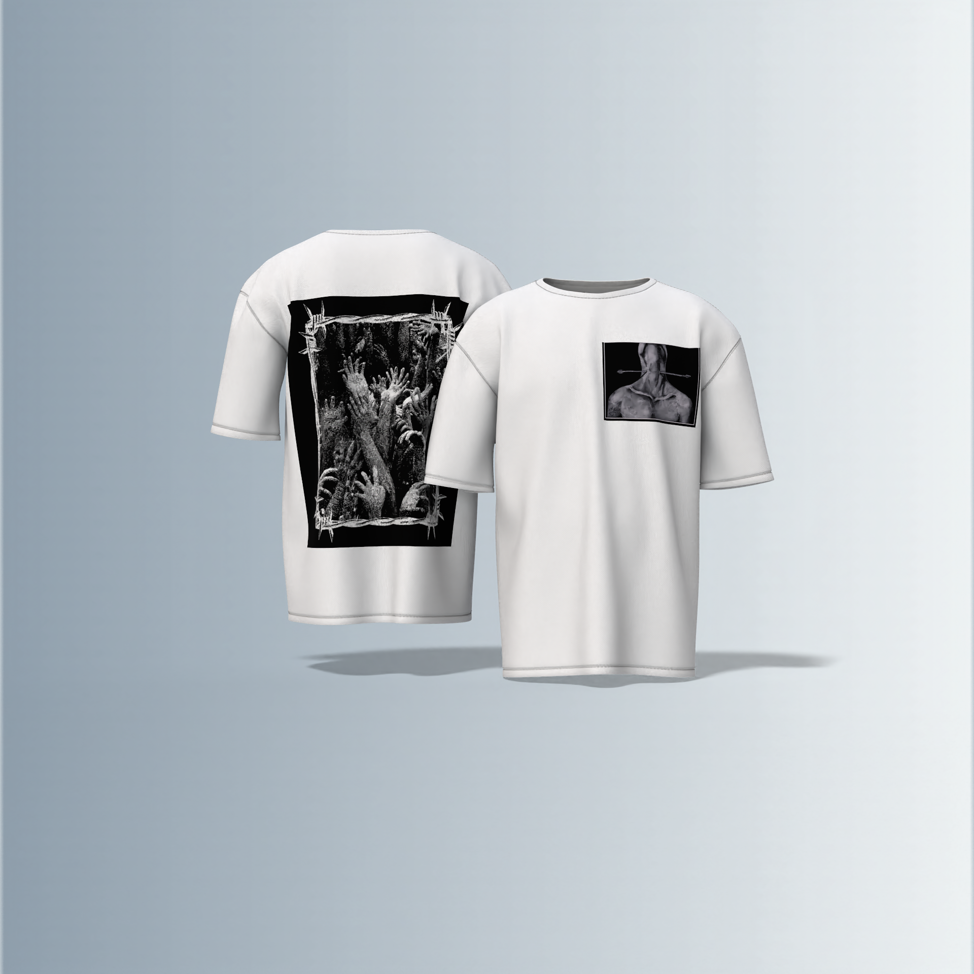 Macabre- Premium Cotton Oversized T-Shirt
