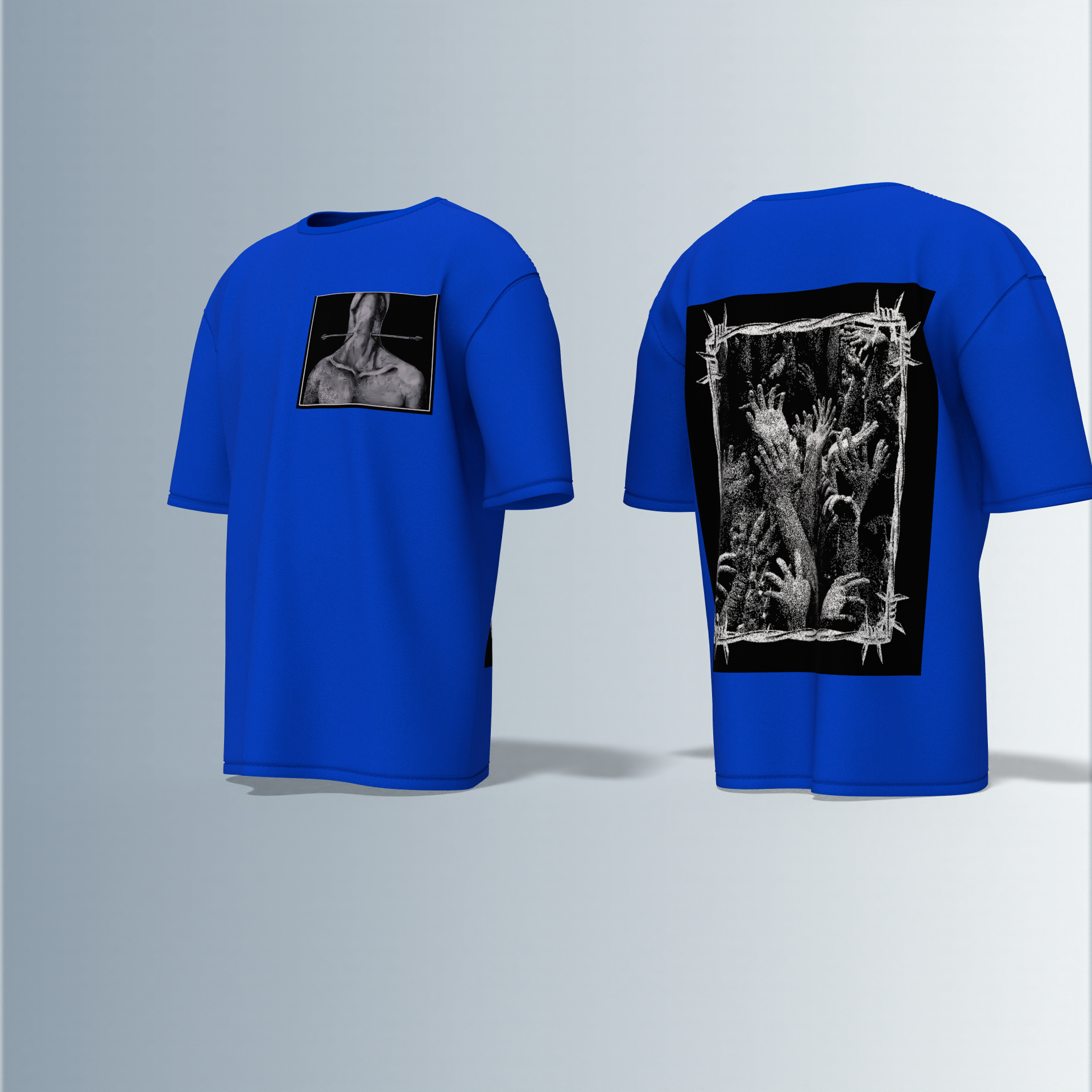 Macabre- Premium Cotton Oversized T-Shirt