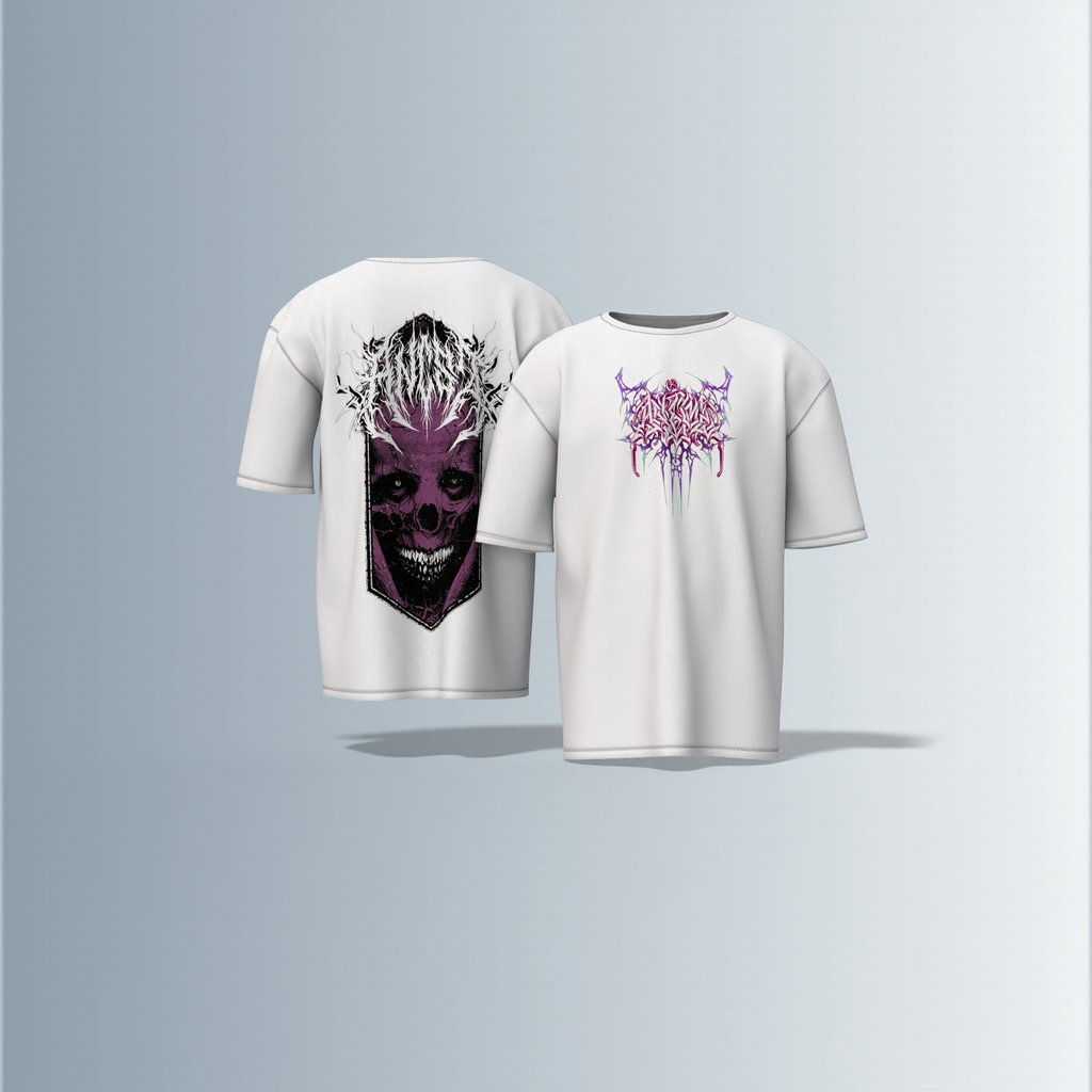 "Horrorcore streetwear"- Premium Cotton Oversized T-Shirt