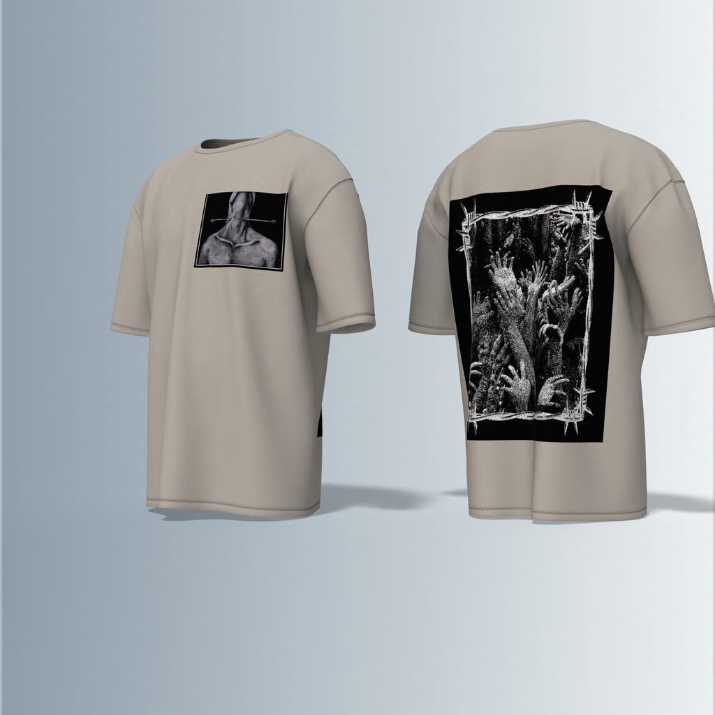 Macabre- Premium Cotton Oversized T-Shirt