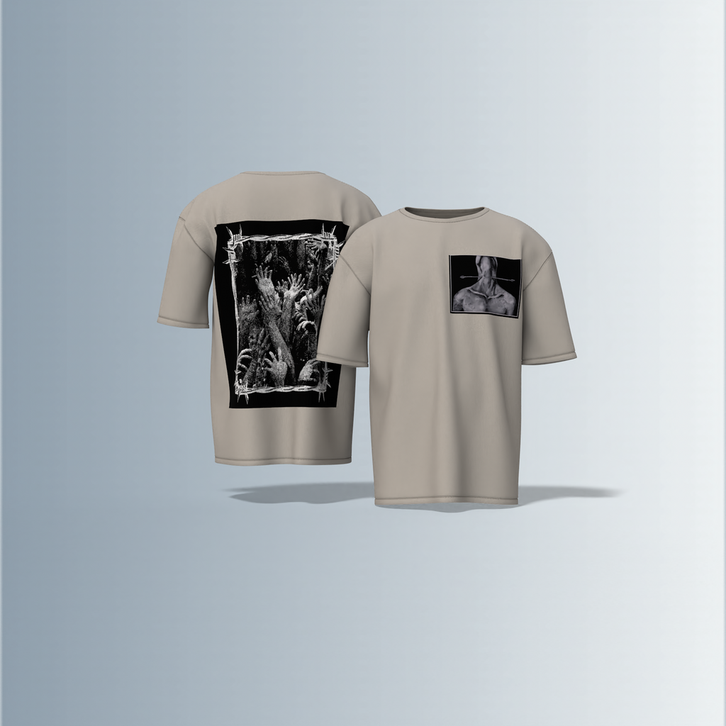 Macabre- Premium Cotton Oversized T-Shirt