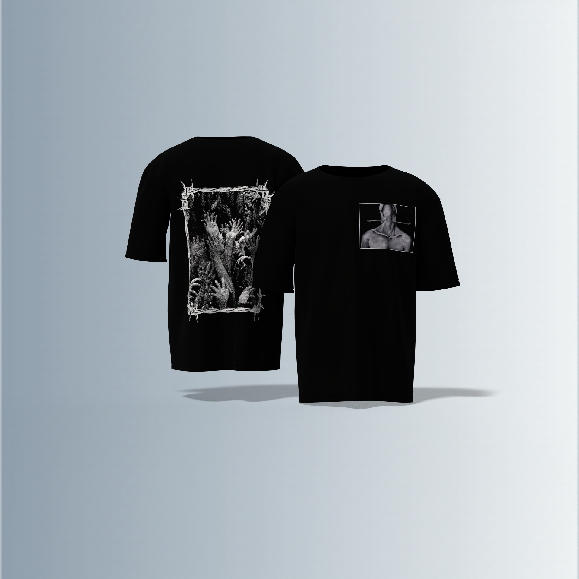 Macabre- Premium Cotton Oversized T-Shirt