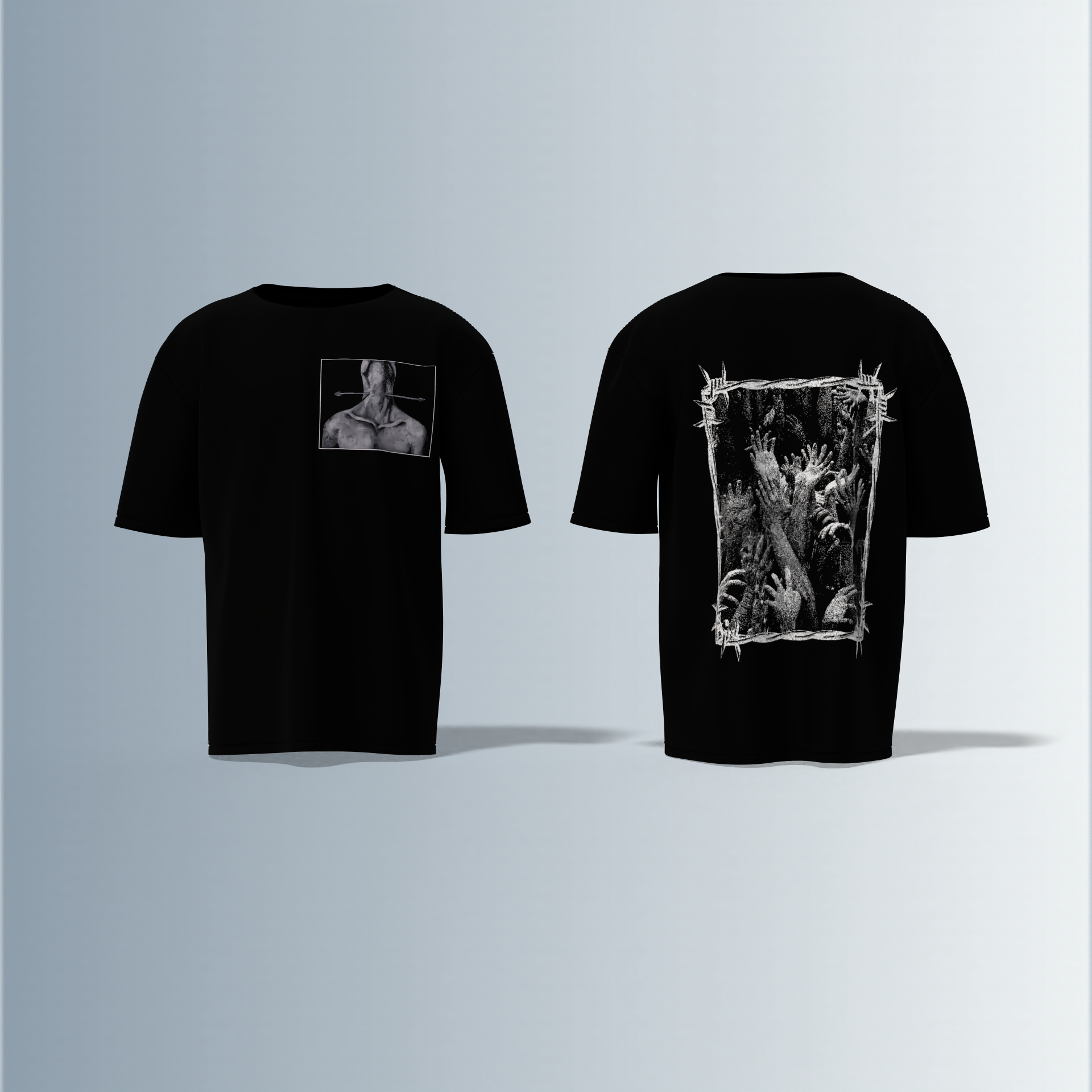 Macabre- Premium Cotton Oversized T-Shirt