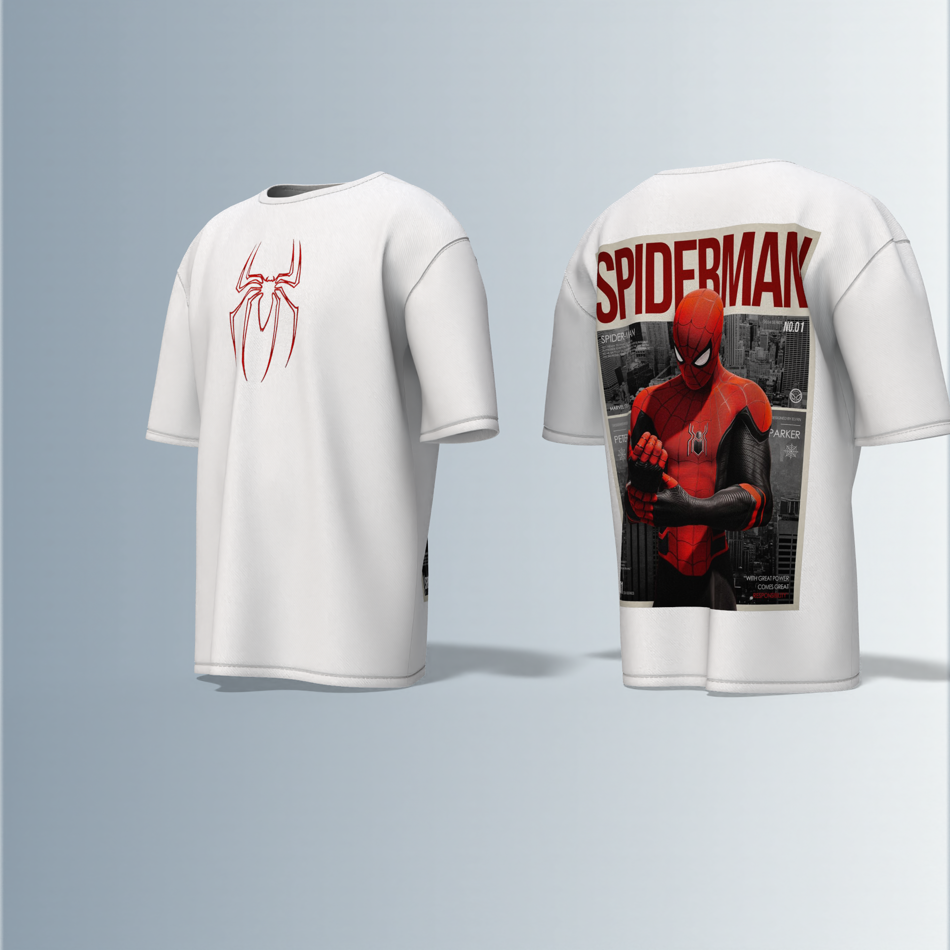 “SPIDERMAN”- Premium Cotton Oversized T-Shirt