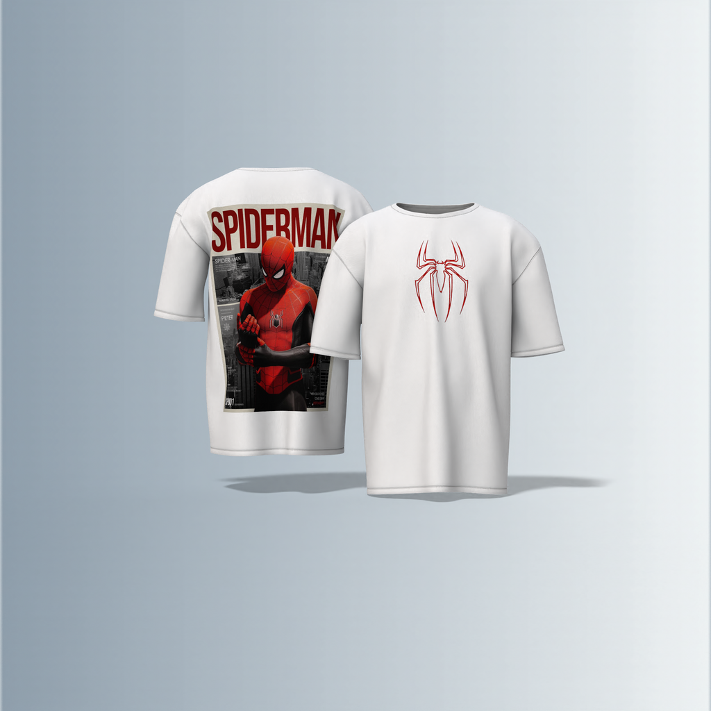 “SPIDERMAN”- Premium Cotton Oversized T-Shirt