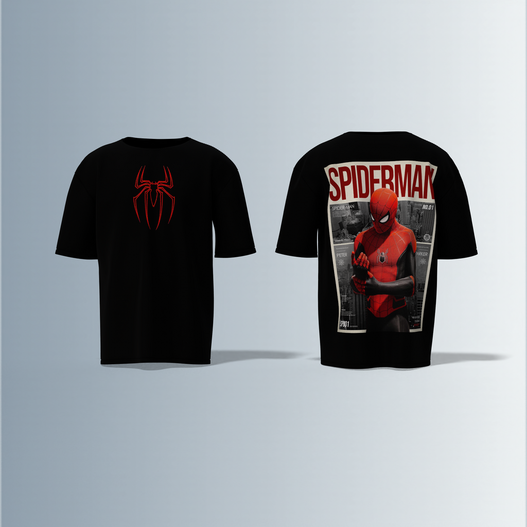 “SPIDERMAN”- Premium Cotton Oversized T-Shirt
