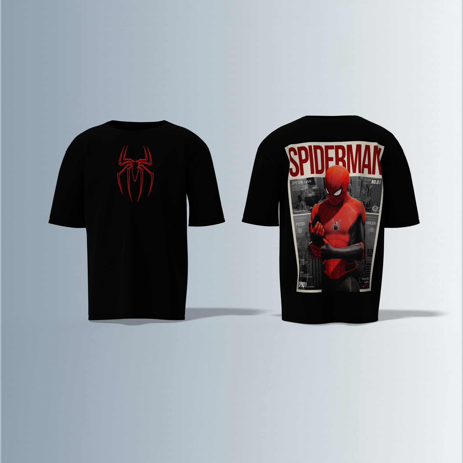 “SPIDERMAN”- Premium Cotton Oversized T-Shirt