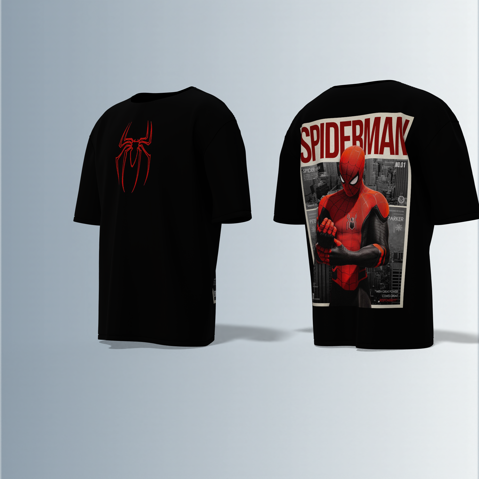 “SPIDERMAN”- Premium Cotton Oversized T-Shirt