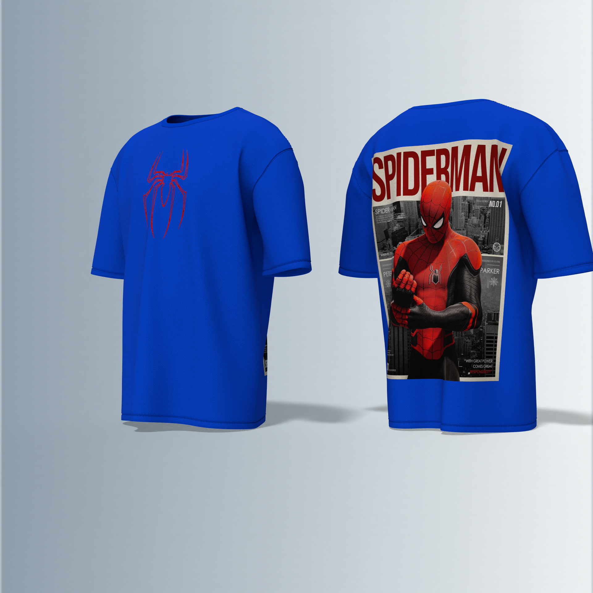 “SPIDERMAN”- Premium Cotton Oversized T-Shirt