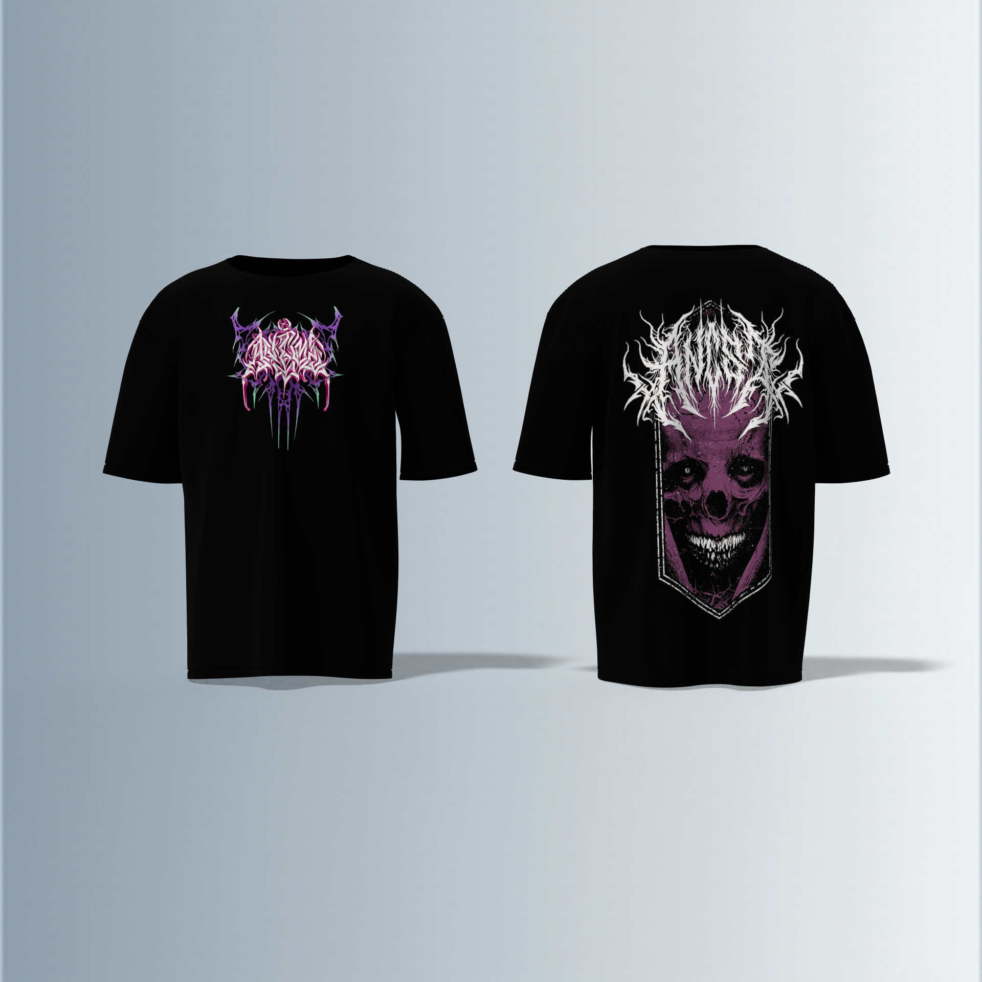 "Horrorcore streetwear"- Premium Cotton Oversized T-Shirt