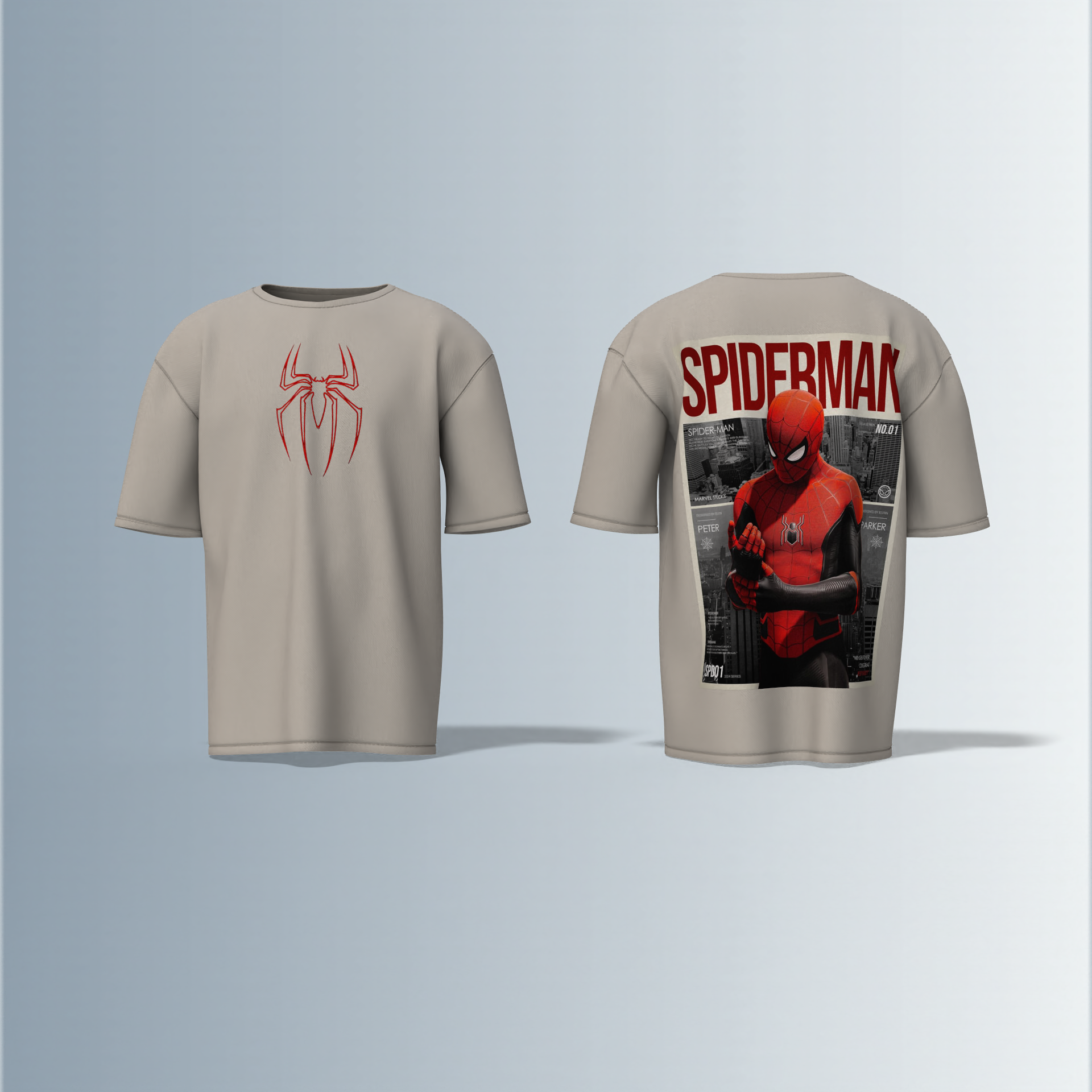 “SPIDERMAN”- Premium Cotton Oversized T-Shirt