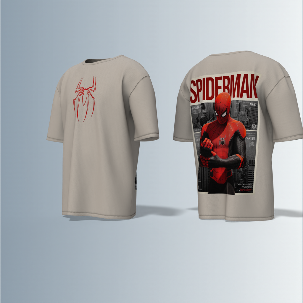 “SPIDERMAN”- Premium Cotton Oversized T-Shirt