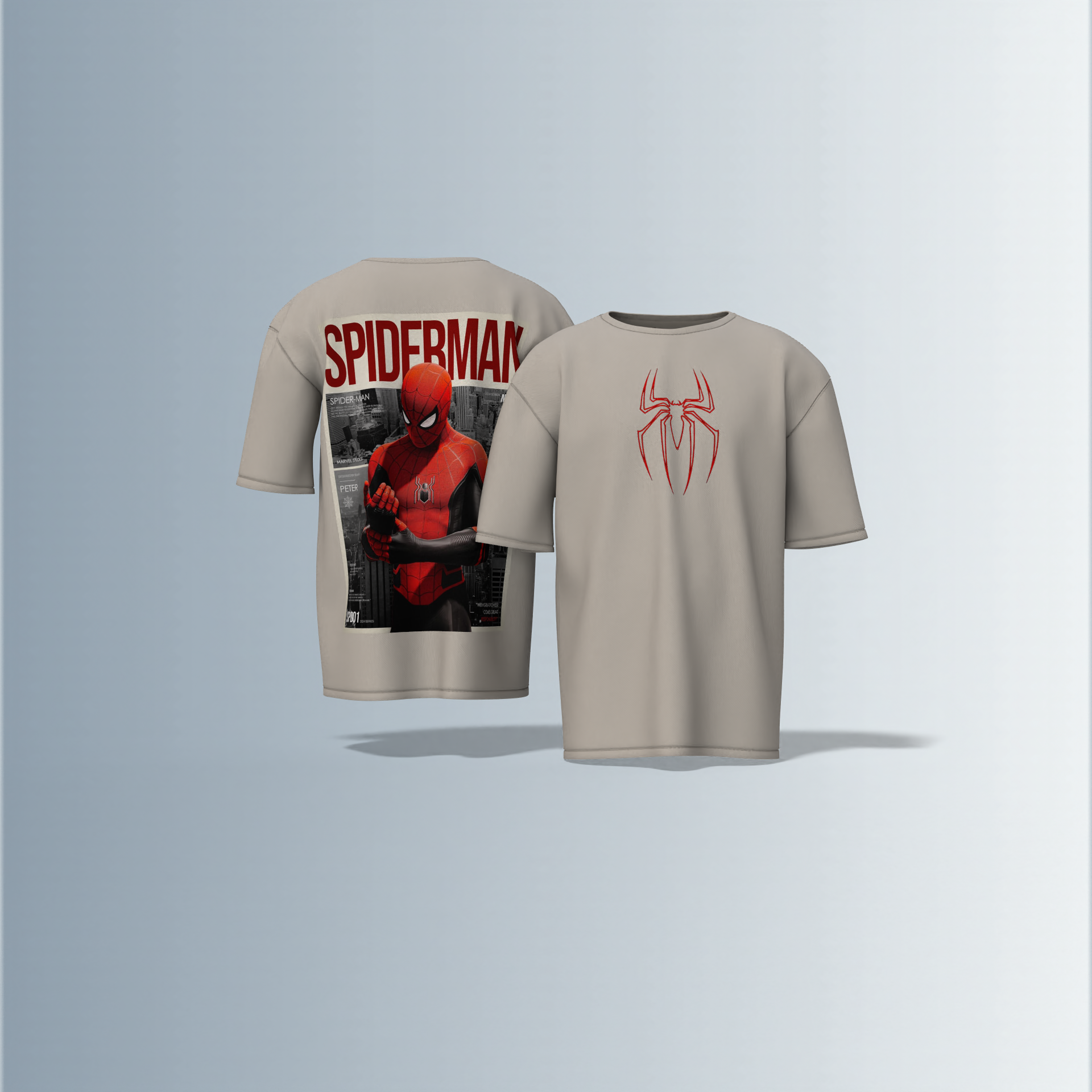 “SPIDERMAN”- Premium Cotton Oversized T-Shirt