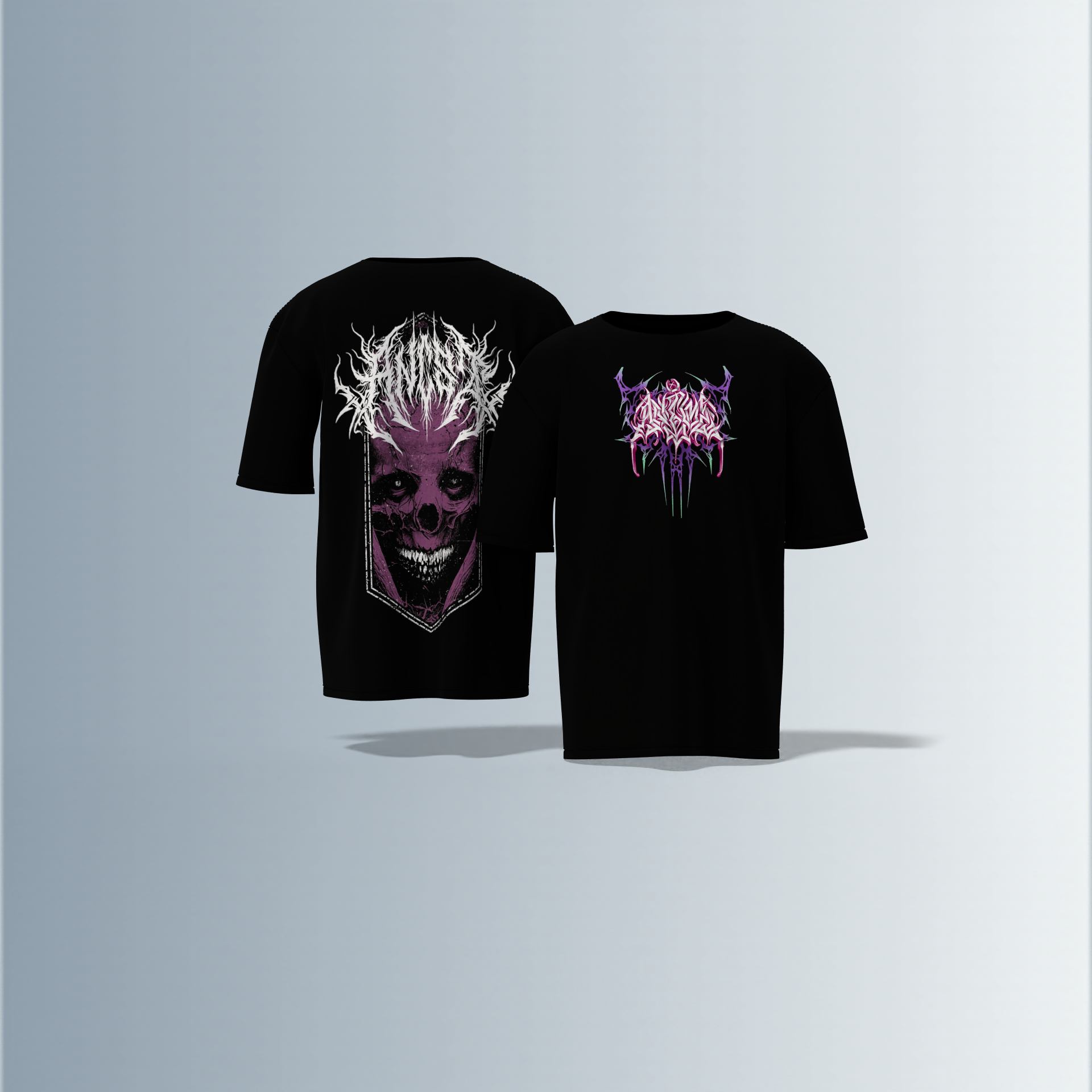 "Horrorcore streetwear"- Premium Cotton Oversized T-Shirt