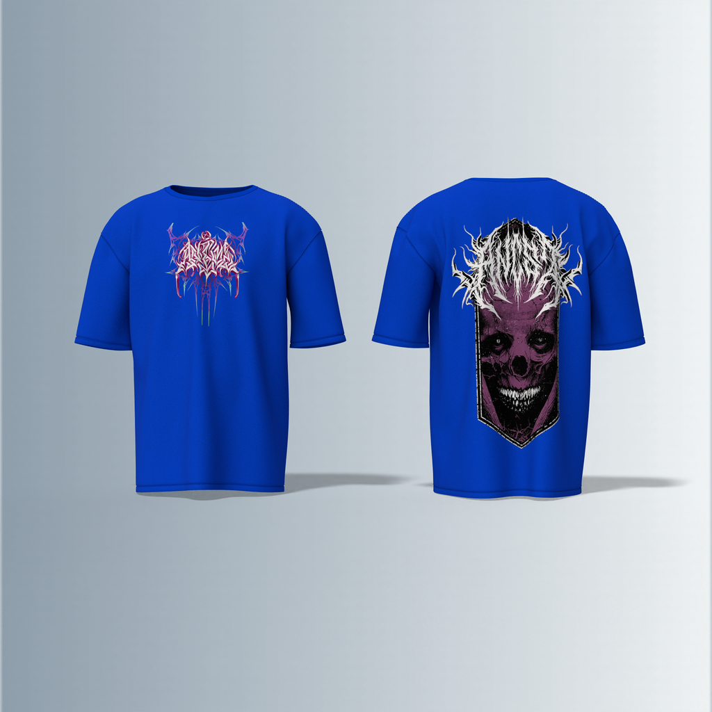 "Horrorcore streetwear"- Premium Cotton Oversized T-Shirt