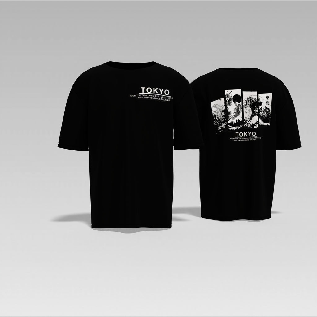 Tokyo Rising Tee – Vintage Japanese Cityscape Edition