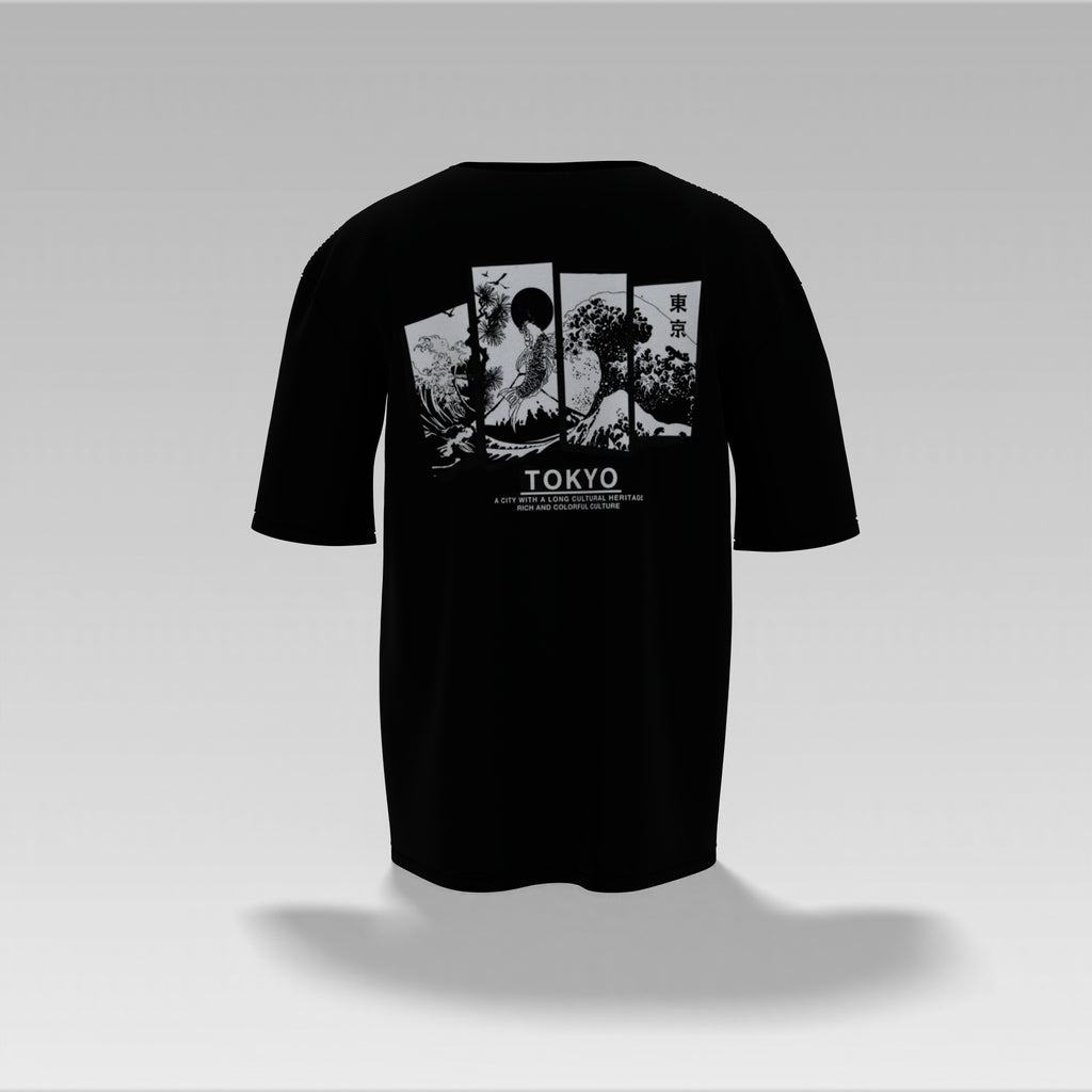 Tokyo Rising Tee – Vintage Japanese Cityscape Edition