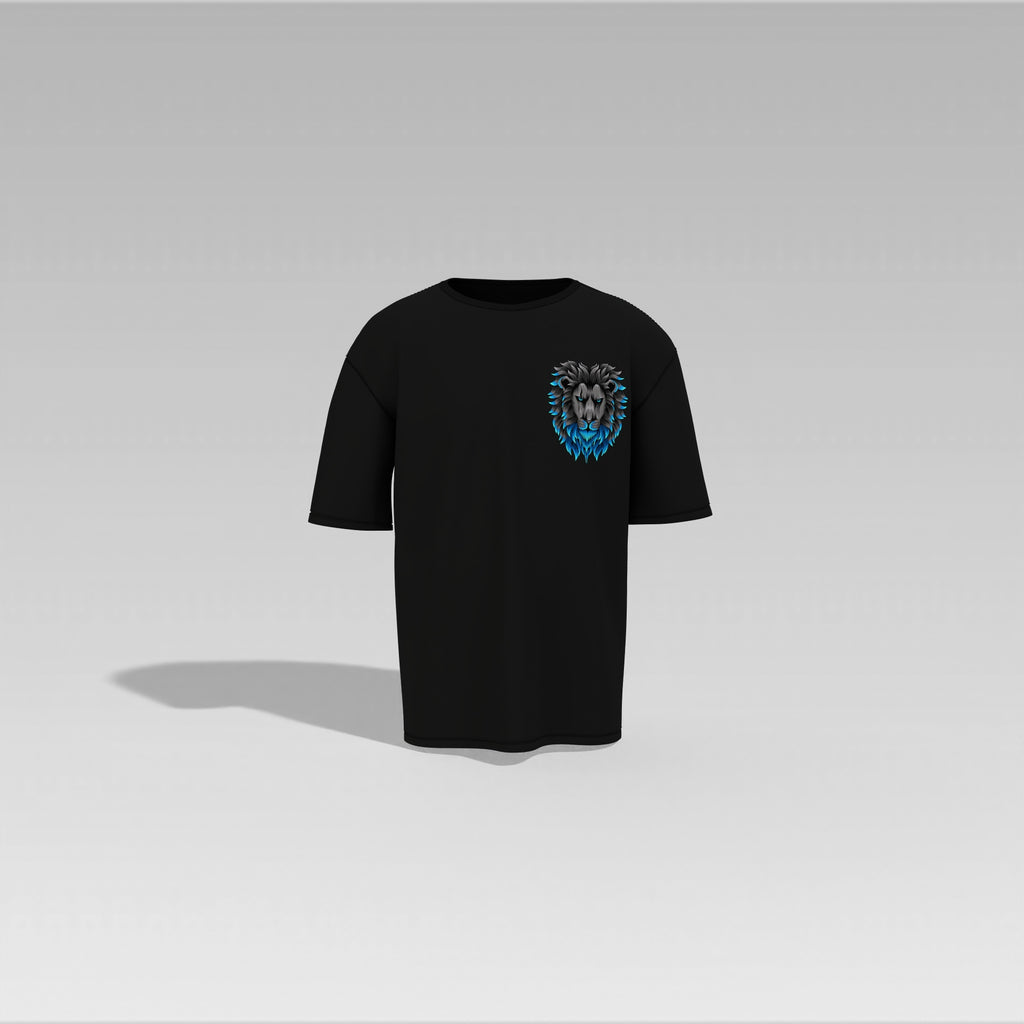 Fearless Flame Lion Graphic Tee – Special Edition Oversized T-shirt