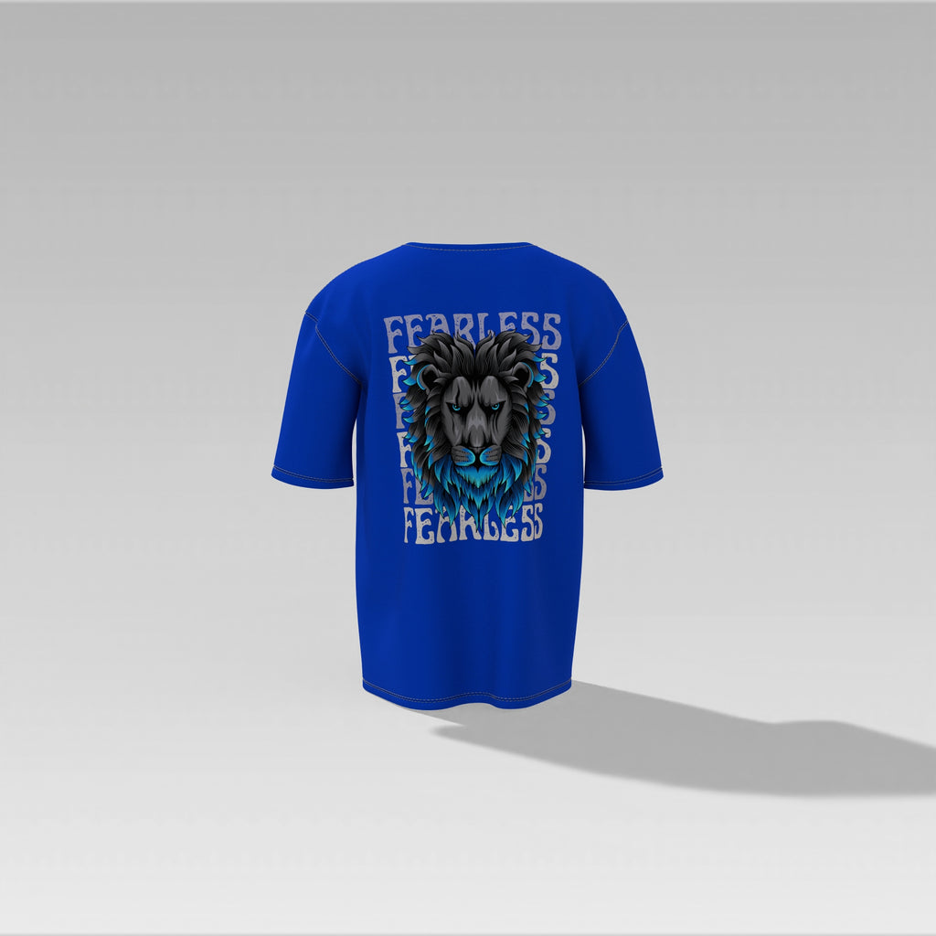 Fearless Flame Lion Graphic Tee – Special Edition Oversized T-shirt