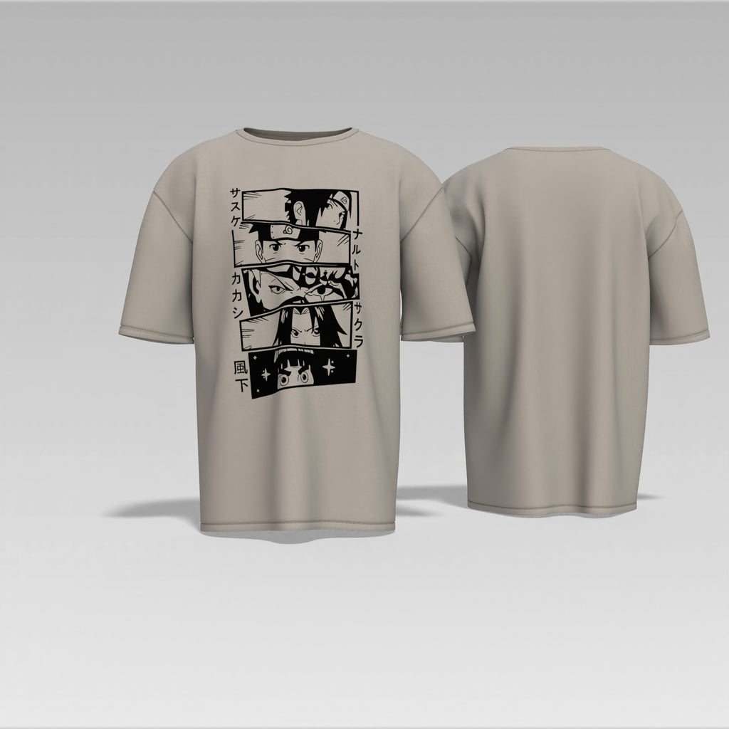 Leaf Legends: Eyes of the Hidden Village Oversized T-shirt