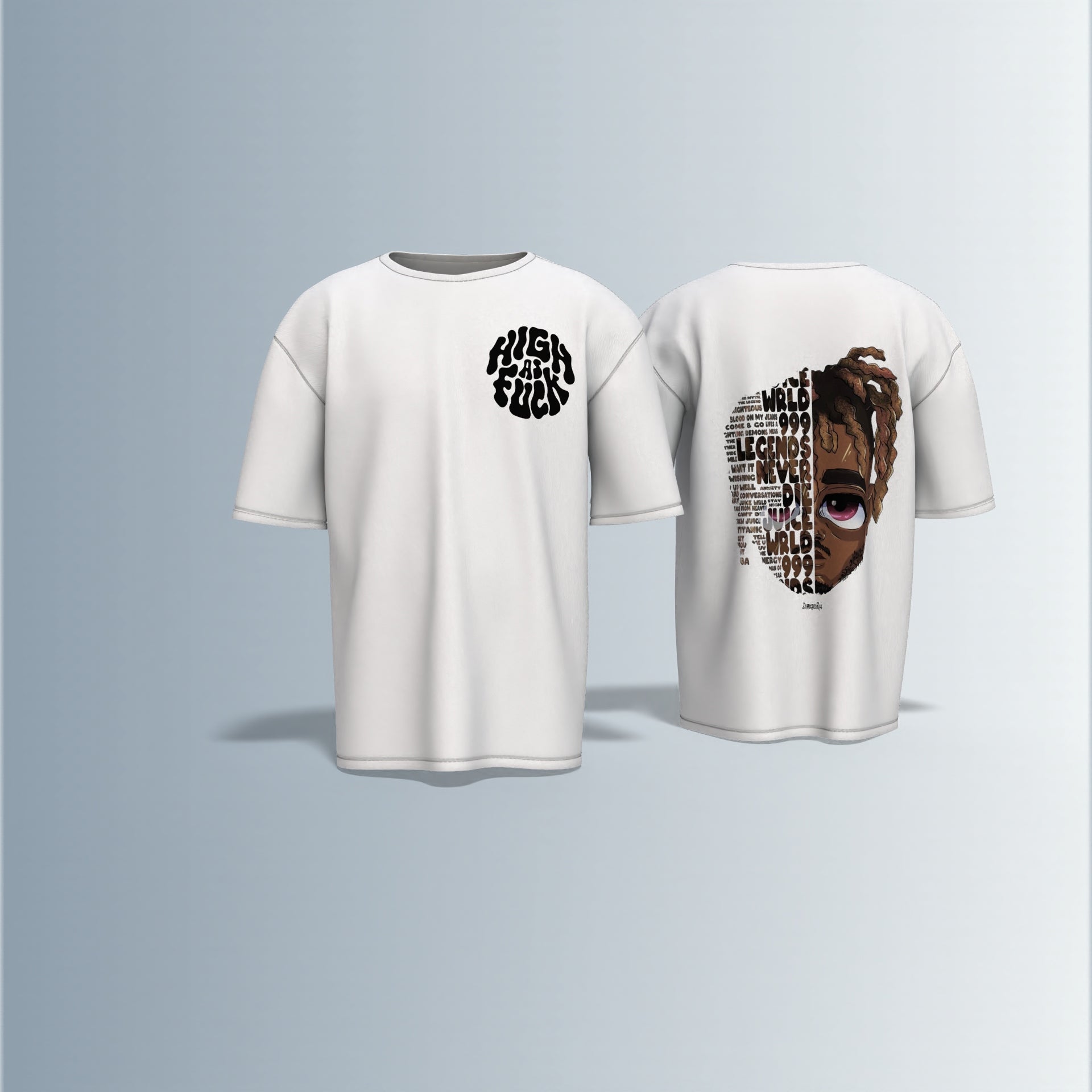 Legends Never Die – Iconic 999 Tribute Tee for True Fans of Juice WRLD Oversized T-shirt