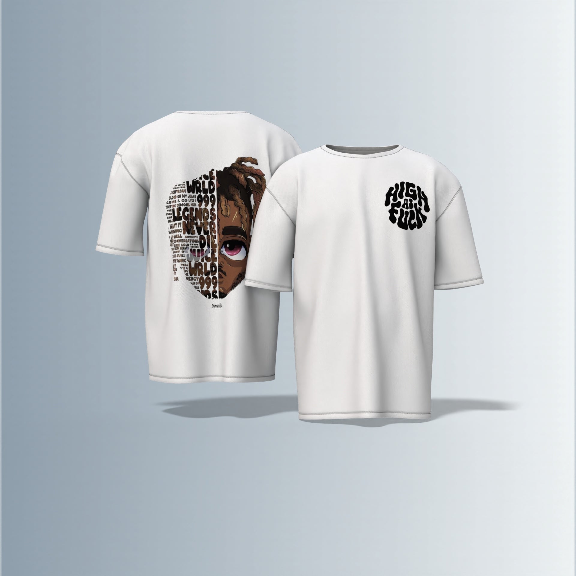 Legends Never Die – Iconic 999 Tribute Tee for True Fans of Juice WRLD Oversized T-shirt