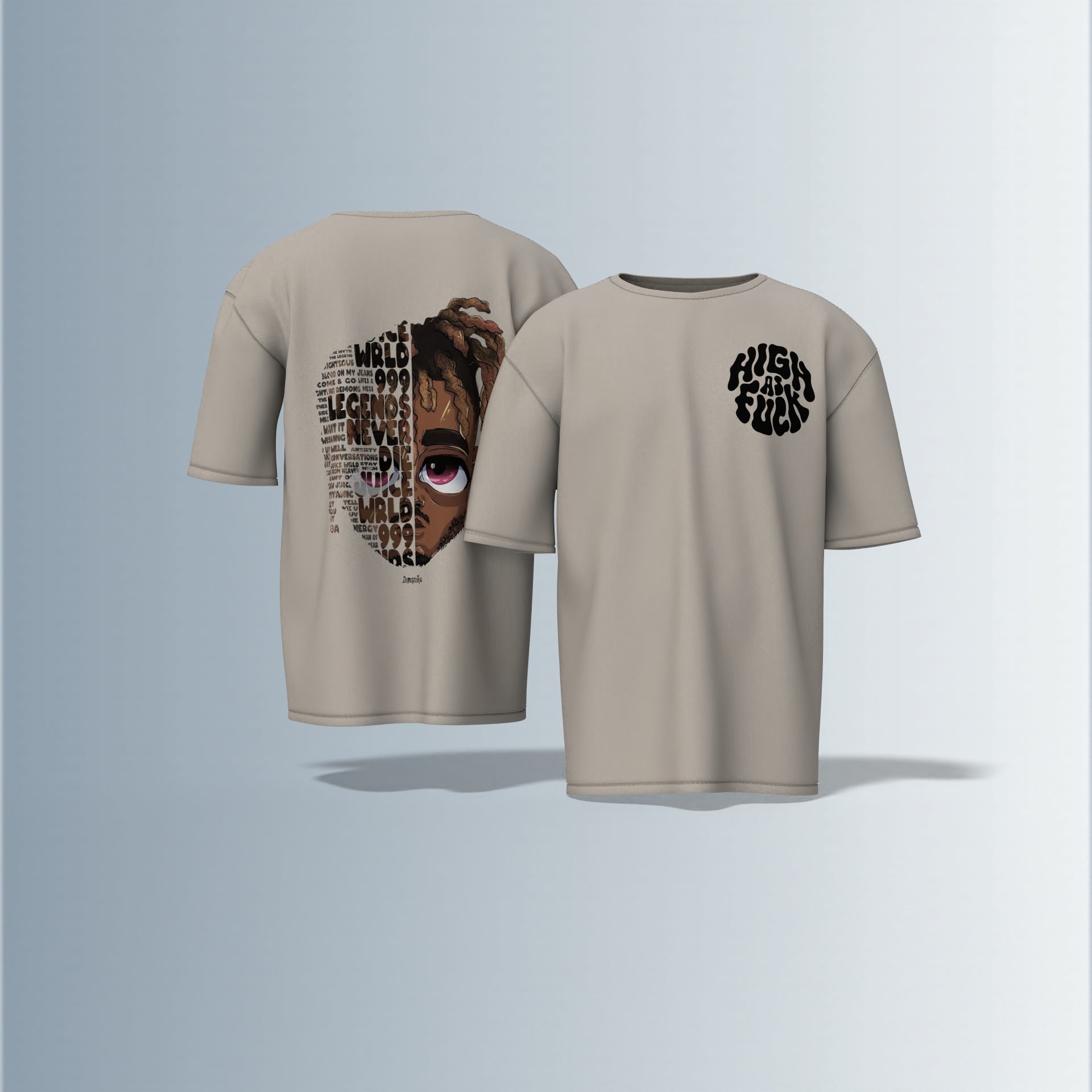 Legends Never Die – Iconic 999 Tribute Tee for True Fans of Juice WRLD Oversized T-shirt