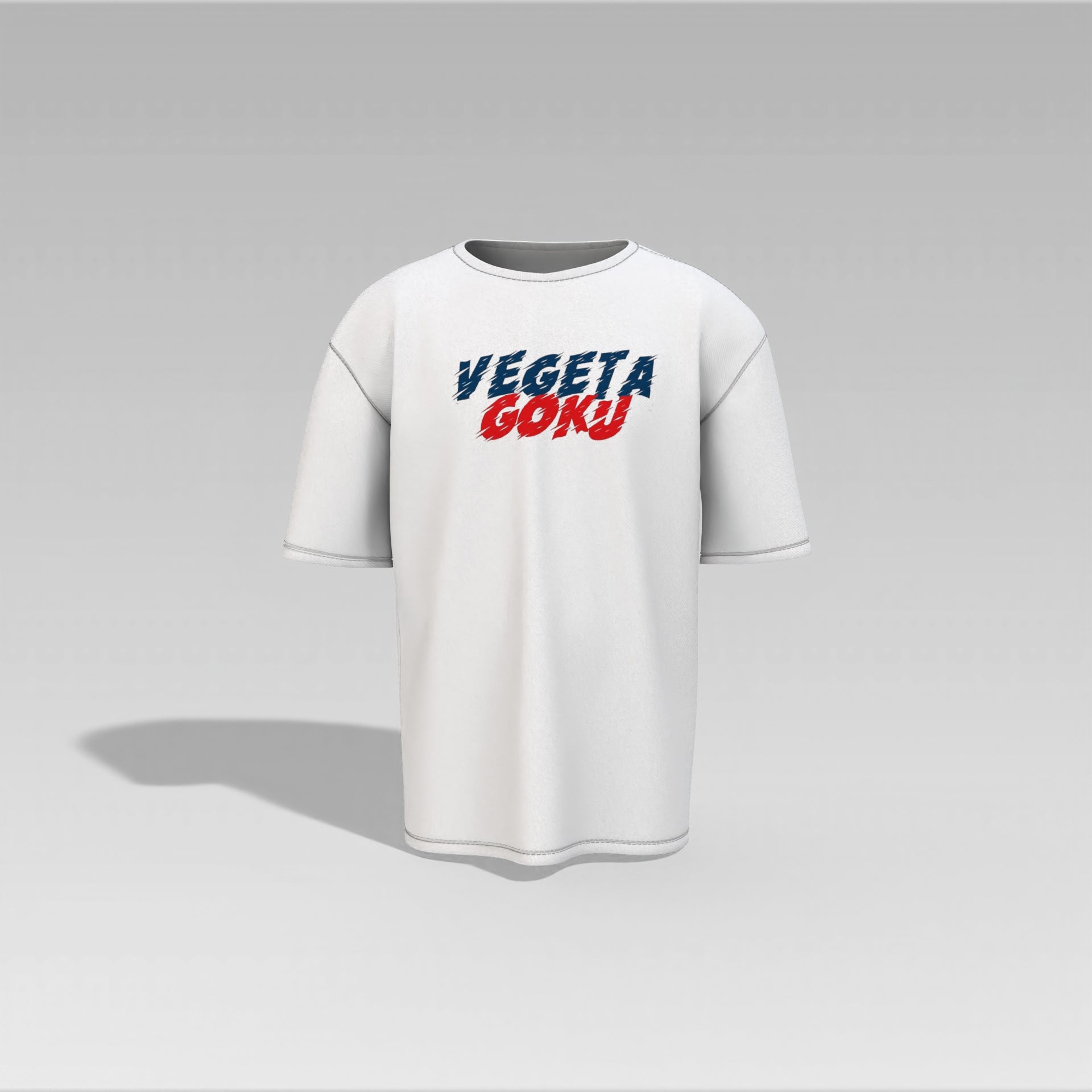 Goku vs Vegeta – Ultimate Saiyan Rivalry Oversized Graphic Tee for Dragon Ball Z Fans Oversized T-shirt