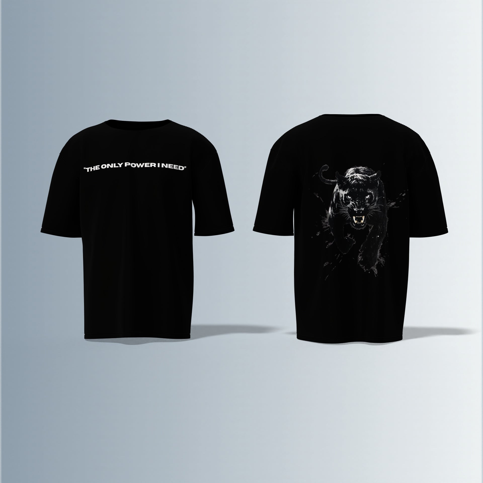 Unleashed Strength: The Power Within Is All I Need Oversized T-shirt