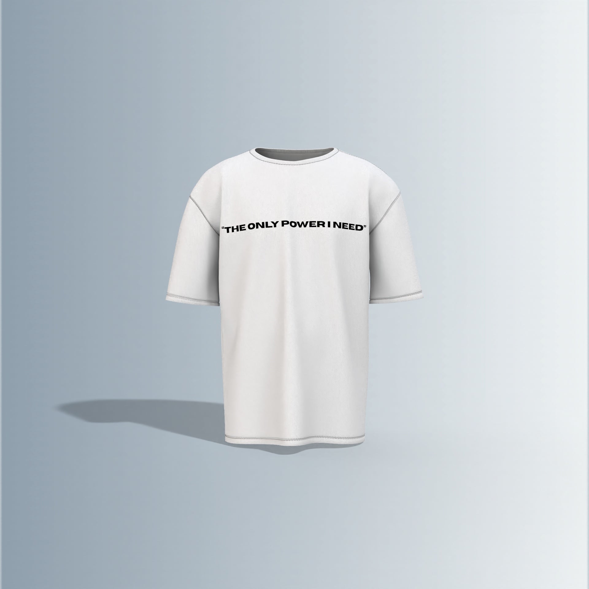 Unleashed Strength: The Power Within Is All I Need Oversized T-shirt