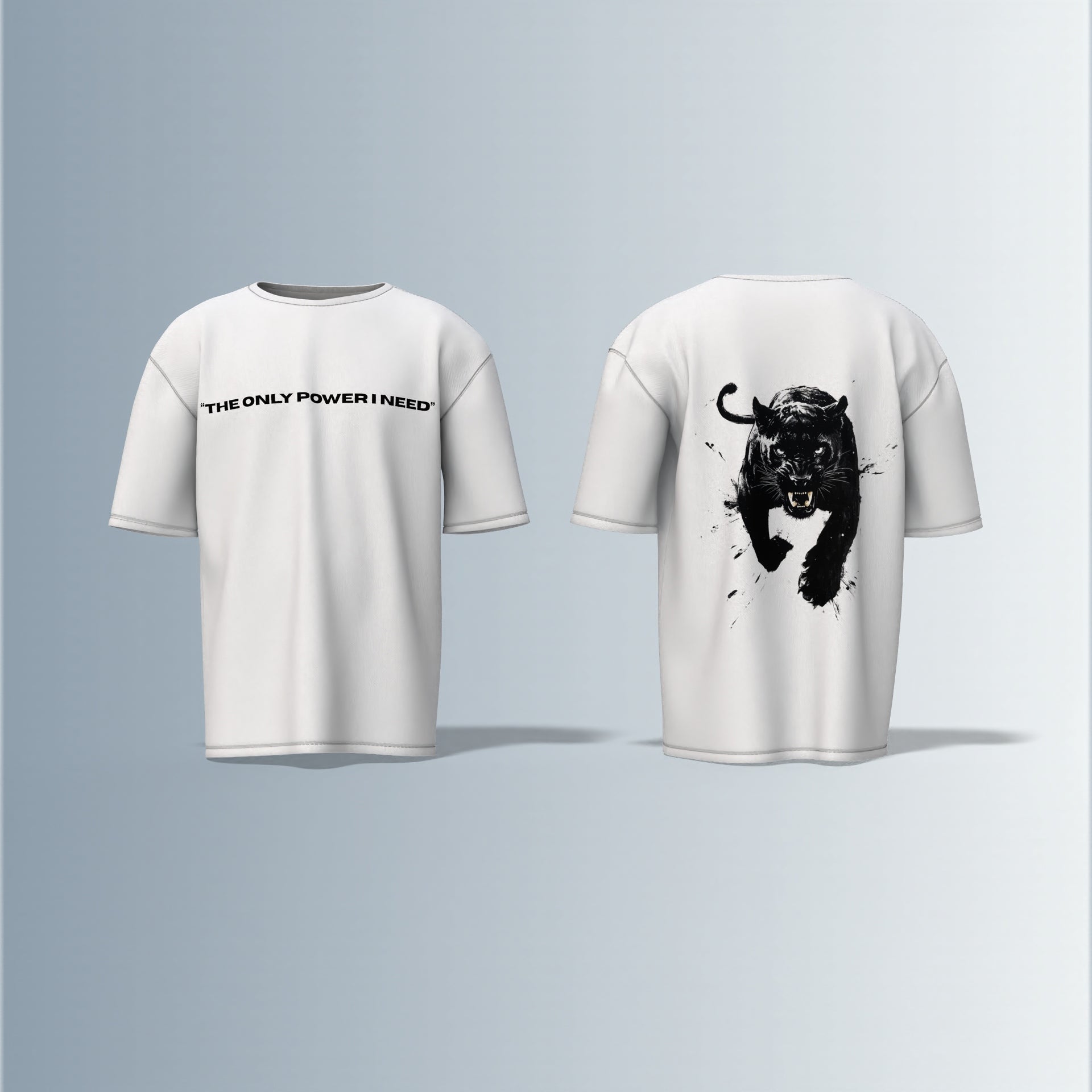 Unleashed Strength: The Power Within Is All I Need Oversized T-shirt