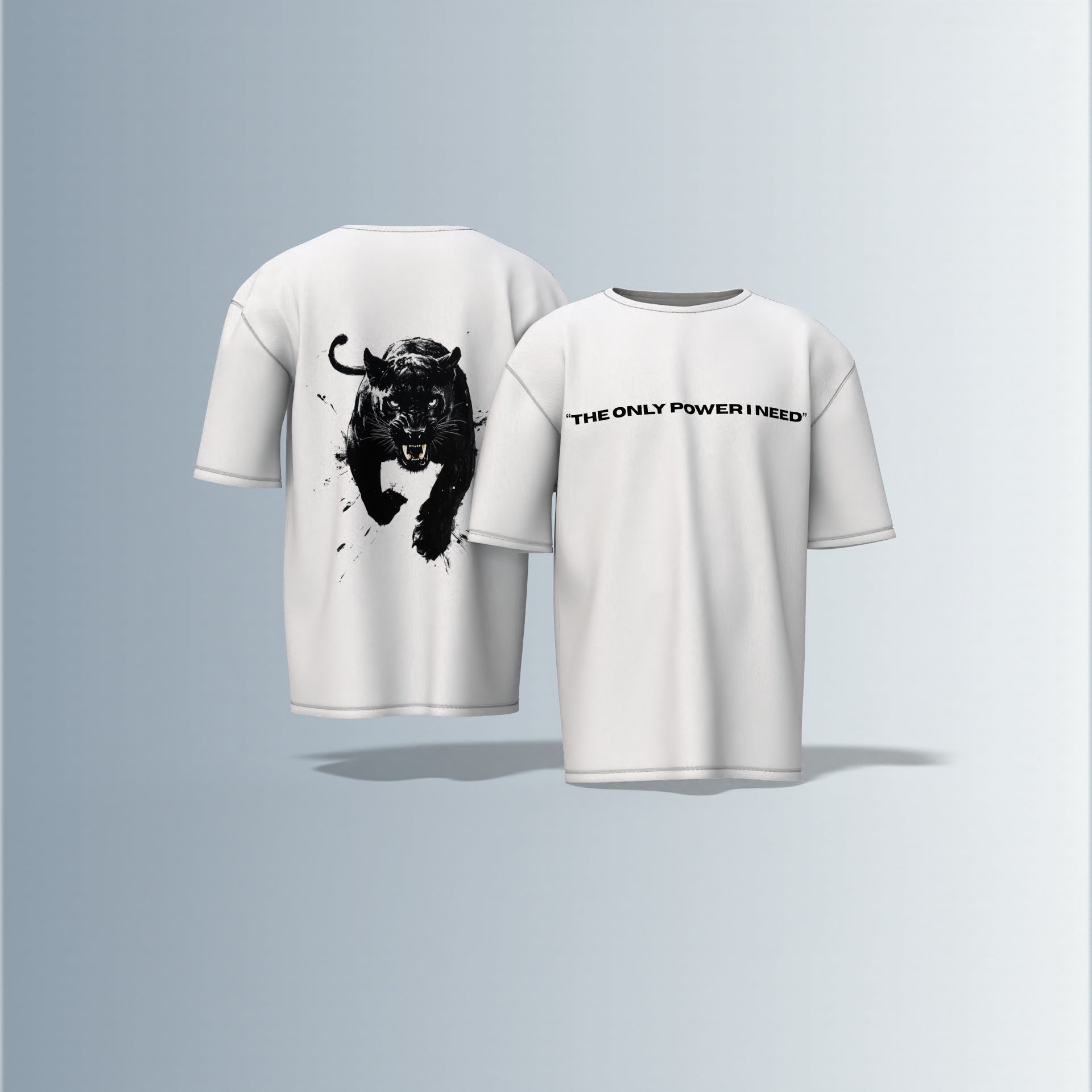 Unleashed Strength: The Power Within Is All I Need Oversized T-shirt
