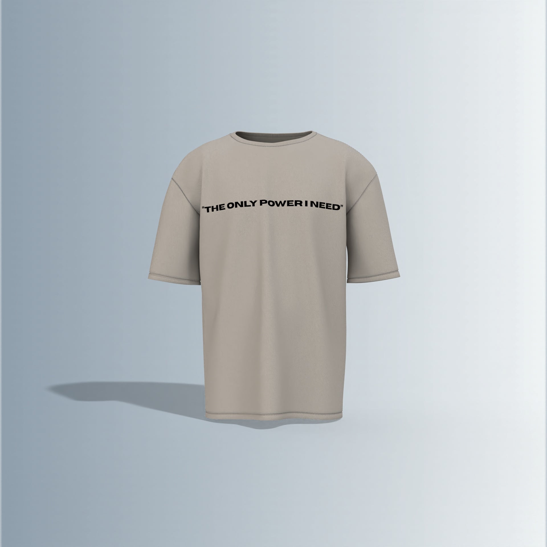 Unleashed Strength: The Power Within Is All I Need Oversized T-shirt