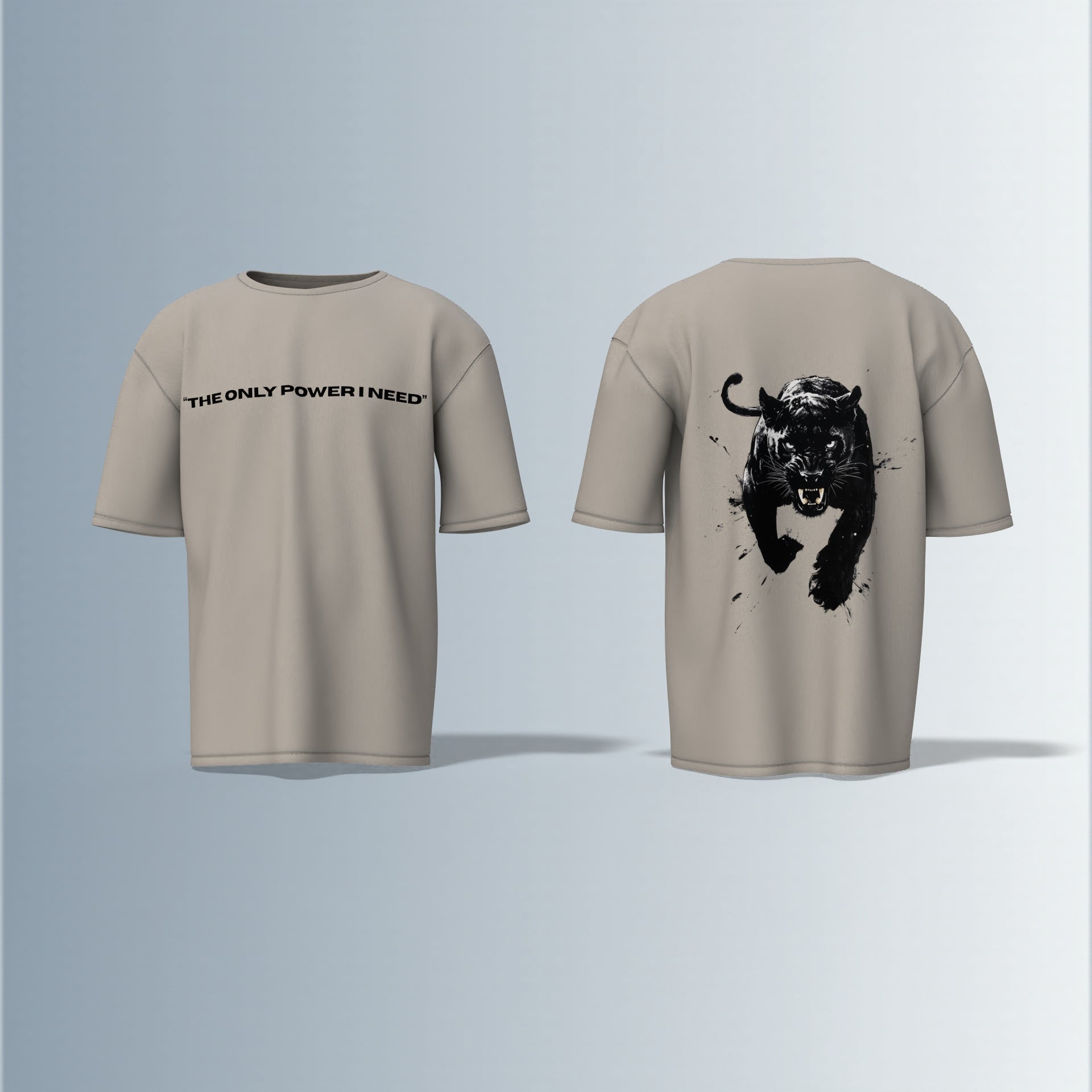 Unleashed Strength: The Power Within Is All I Need Oversized T-shirt