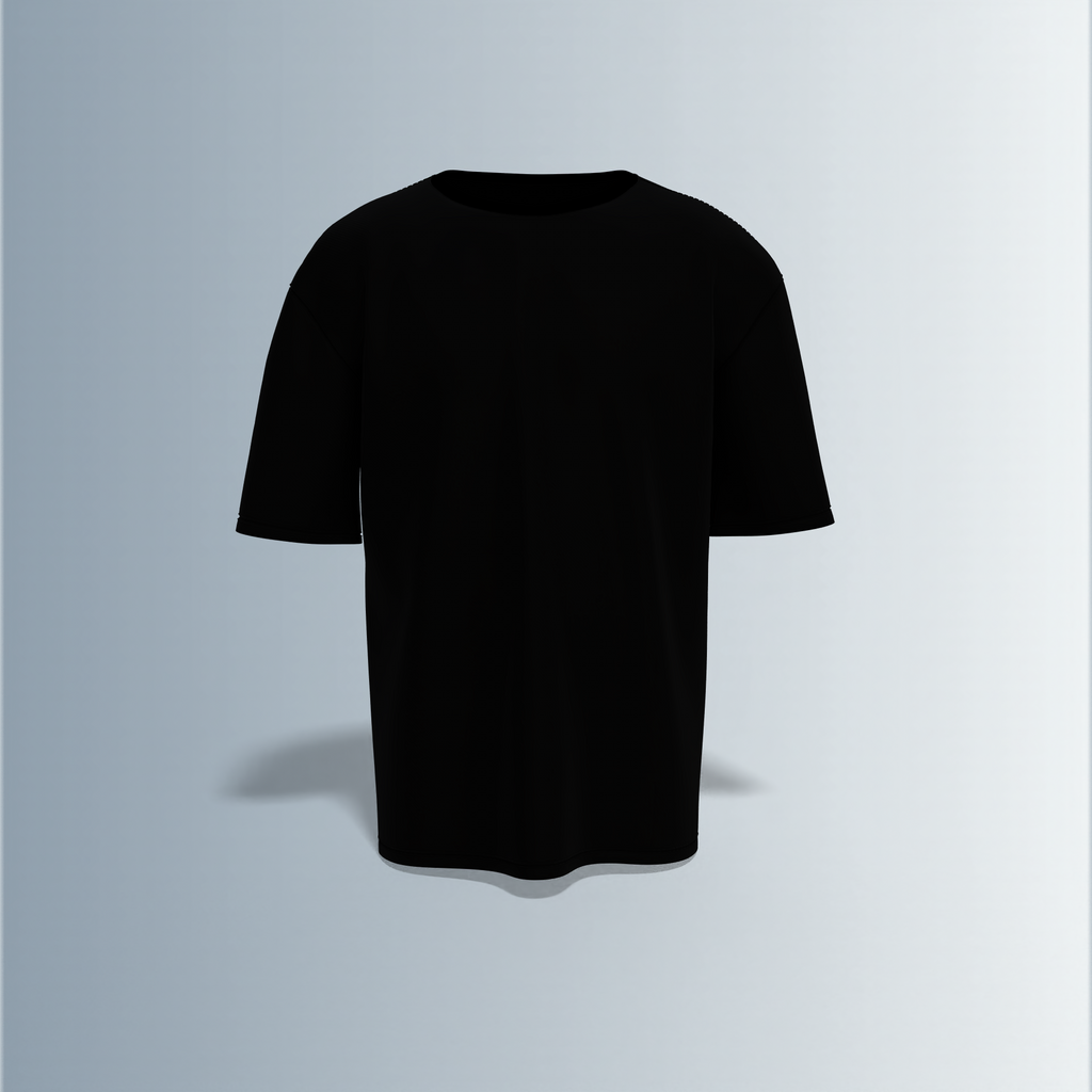Oversized Graphic T-Shirt Featuring Bold “Do Not Get Lost in the Darkness” Motivational Typography with Silhouette Figure and Distressed Photo Collage Back Print