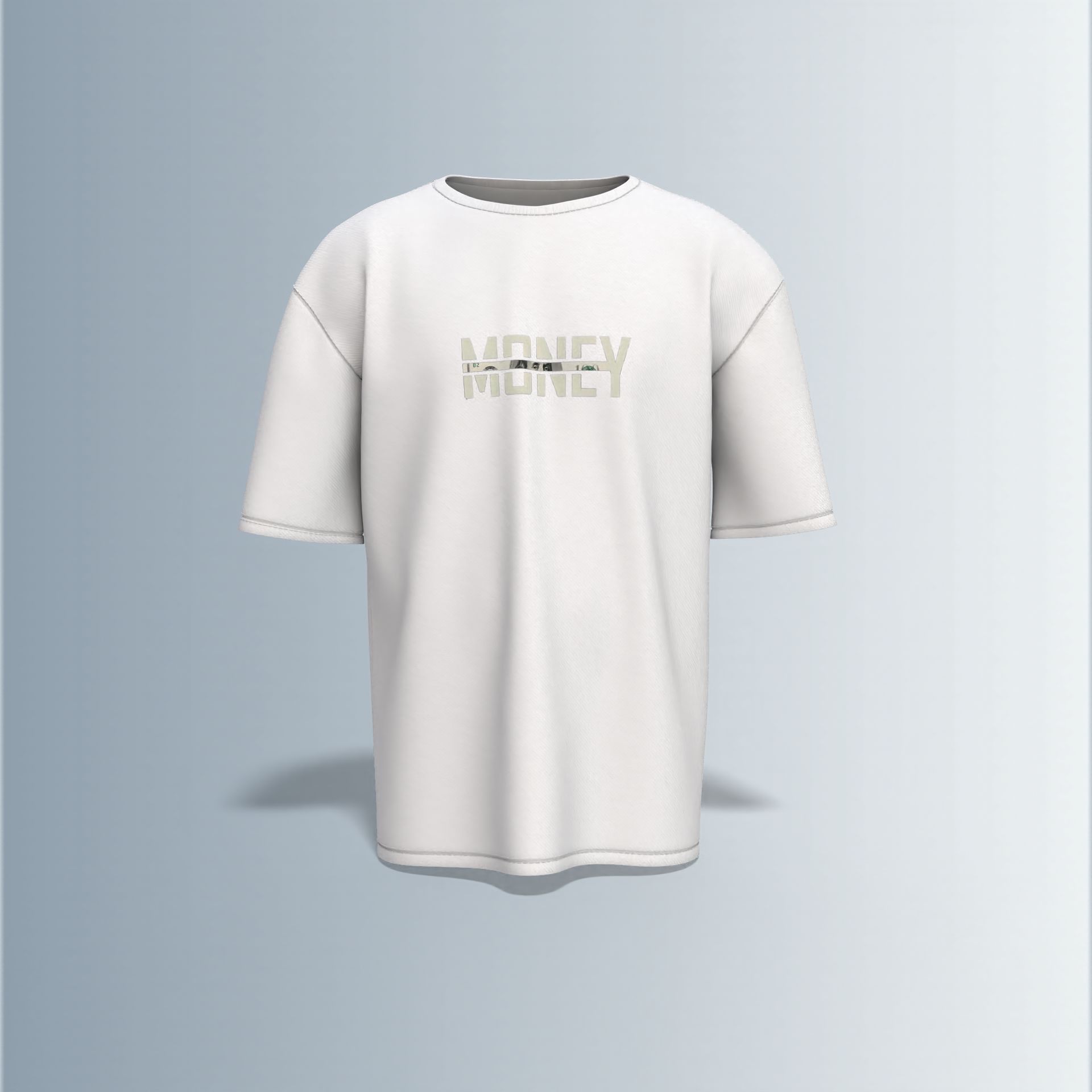 "Oversized Graphic Streetwear T-Shirt – Money Heist Inspired Masked Character Artwork with ‘No Rules’ Slogan & Bold Typography"